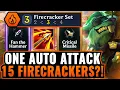 One Auto Attack 15 Firecrackers New Augment Set is Insane on Twitch League ARAM Mayhem