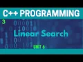 Searching Array Linear Search Using C Urdu Hindi