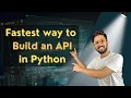 Build an API with Python The Fastest Way Using FastAPI - Tutorial