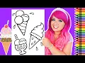 Coloring Ice Cream Cones Ice Cream Sundae Coloring Page Crayola Crayons