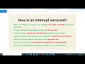 8051 Microcontroller - How is an Interrupt Serviced