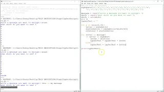 Caesar Cipher Encryption Using a Shifted Dictionary
