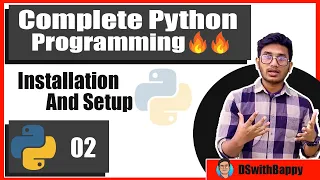 Installation Setup Tutorial 02 Complete Python Programming Bangla