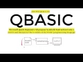 QBasic Tutorial 1