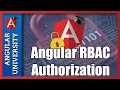 Angular RBAC Authorization with JWT - Solution Overview
