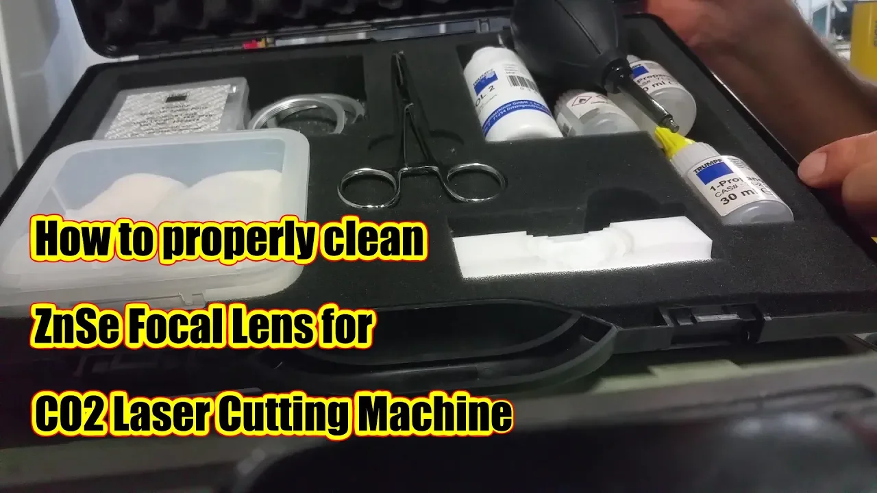How to clean a lens for CO2 Laser cutting machine