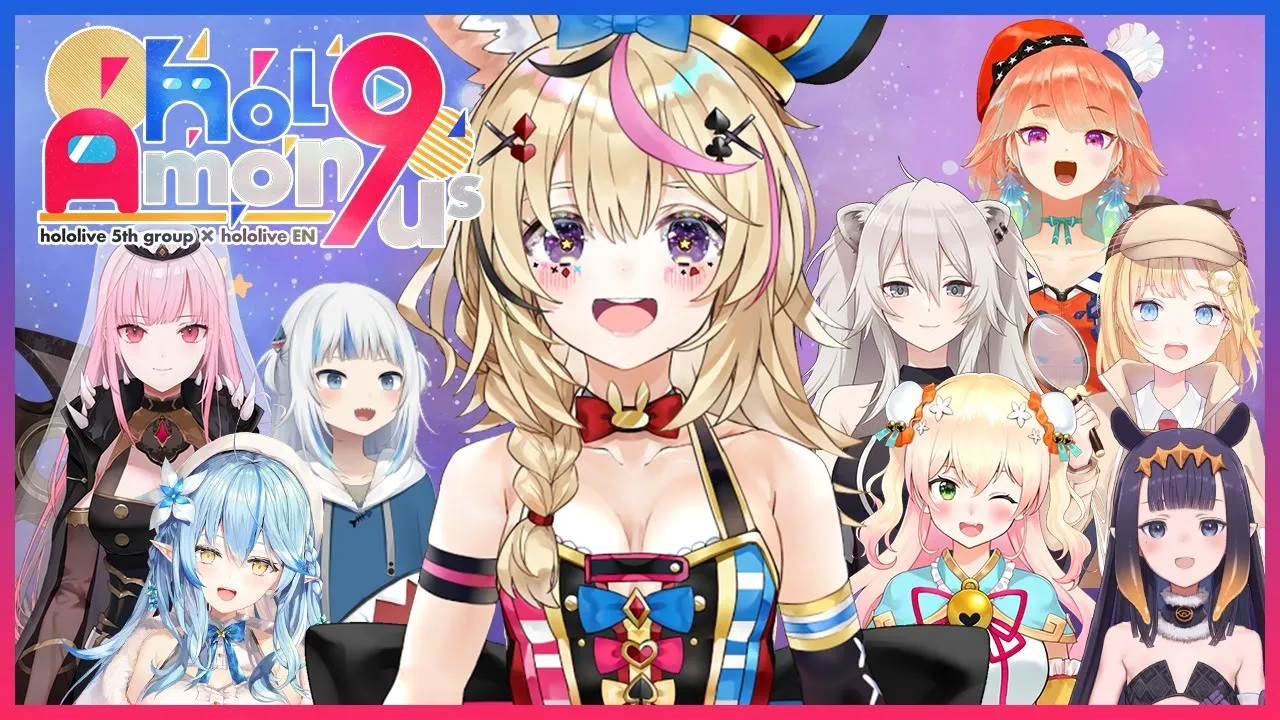 【HoloENxHoloJP】Polka safe, others sus!! pok? 【#holoAmon9us】