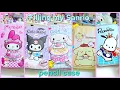 Filling my pencil case with cute stationery Mymelody kuromi cinnamoroll pompompurin pochacco
