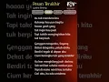Download Lagu Lirik lagu ku tak membencimu ✌🏻