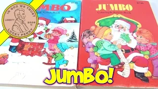 Vintage 70 s Christmas Jumbo Coloring Activity Books Creative Color Brooklyn Ohio
