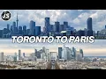 Toronto to Paris YYZ Terminal 3 Air Transat and France