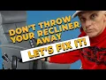 How to Fix Your Lift Chair - Southern Motion Lane Ashley Furniture Cheaper to fix than replace