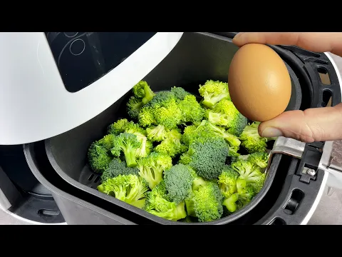 I Put Broccoli in the Air Fryer... and a Delicious Breakfast is ready Just in 12 Minutes!