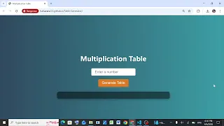 How to make multiplication table generator in Javascript Javascript multiplication table generator