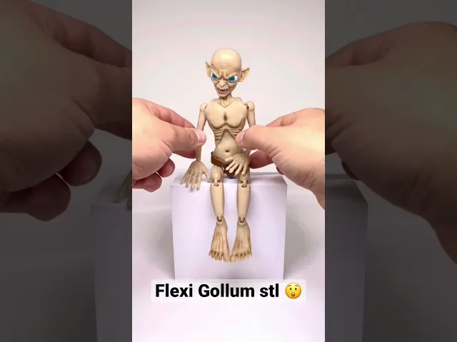 Flexi Gollum Print In Place - The Lord of the Rings video thumbnail