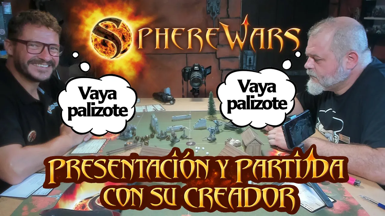JUGAMOS a SPHERE WARS con su creador, un escaramuza en mundo propio #wargames #miniaturegames