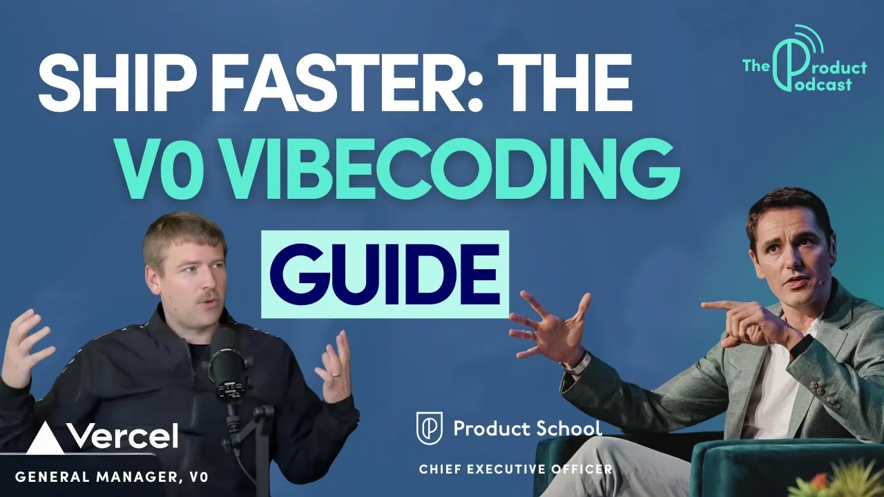 Vercel V0 GM on Transforming Developer Workflows to Ship Faster | Zeb Hermann | E280 - YouTube thumbnail
