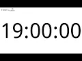 19 Hour Countup Timer