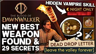 Blood of Dawnwalker - New Legendary Weapon Found, Hidden Vampire Skill & More - 29 OP Secrets Guide!