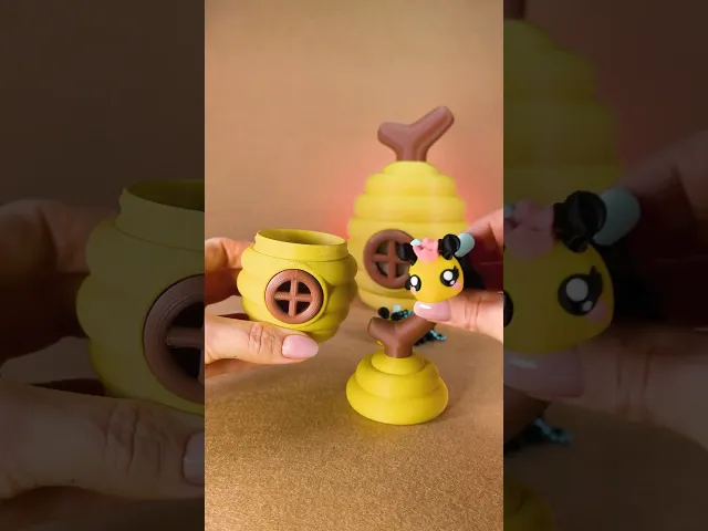 BeeHive Egg Diorama for Cute Flexi Bees video thumbnail