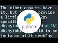 How does web2py query expressions work