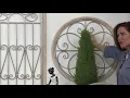 Metal and Wood Curved Wall Art by Valerie on QVC