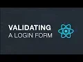 Validating a Login Form in React