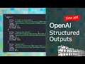 OpenAI Structured Outputs Tutorial Parse data string to beautiful JSON