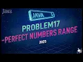 Day49 - Perfect Numbers in a Given Range Using Java For Loop Explanation