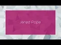 Download Lagu Jared Pope - appearance