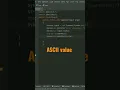 ASCII value program in java