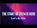 2024 Starts here