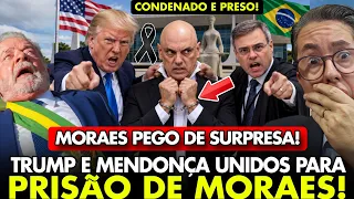 MORAES ENTRA em DESESPERO PASSA MAL ao SABER que TRUMP E MENDONÇA se UNIRAM PRA O COLOCAR NA PRISÃO
