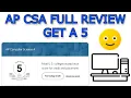 AP CSA Full Review of Units 1-10 2025