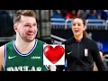 Download Lagu Luka Doncic and Referee Ashley Morley-Gleich | I'm foul-in-love with you
