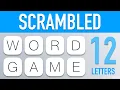 Scrambled Word Games - Guess the Word Game 12 Letter Words