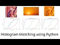 Python Histogram Matching using Python