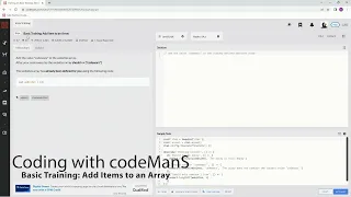 Codewars 8 kyu Basic Training Add Item to an Array Javascript