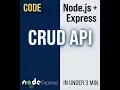 Node js Express CRUD API Tutorial for Beginners Build It Fast