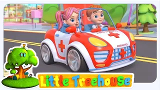 Wheels On The Ambulance, एम्बुलेंस का पहिया घूमे गोल, Hindi Kids Songs