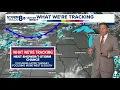 -storm chance for parts of the are on your Tuesday