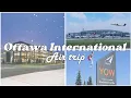Ottawa International Airport Departure flights walking tour 4K Yow