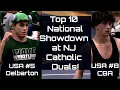 Delbarton vs CBA Top 10 National Showdown at NJ Catholic Duals Championship Match