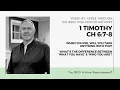 1 Timothy 6 7-8 What do you take with you when you die