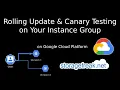 Google Cloud - Rolling update canary on Instance Group