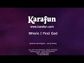Where I Find God - Larry Fleet | Karaoke Version | KaraFun