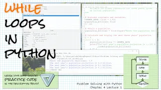 Introduction to looping with while Problem Solving Ch 4 Lecture 1