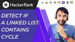 HackerRank - Detect if a Linked List contains a cycle Full Solution with demo and animations