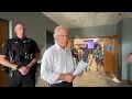 Rob Reminga walks out of meeting