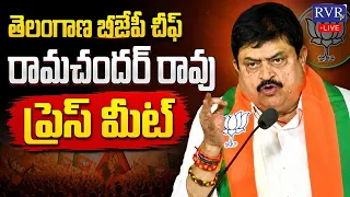 🔴LIVE: Telangana BJP President N Ramchander Rao Press Meet LIVE At Golconda Police Station